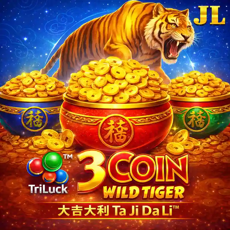 3 Coin Wild Tiger casino game interface